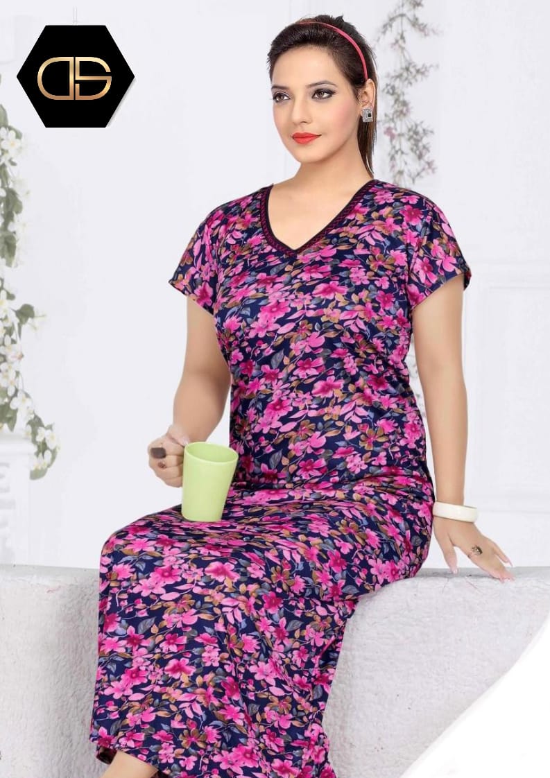 Floral Printed Gown - DWEEP SARA