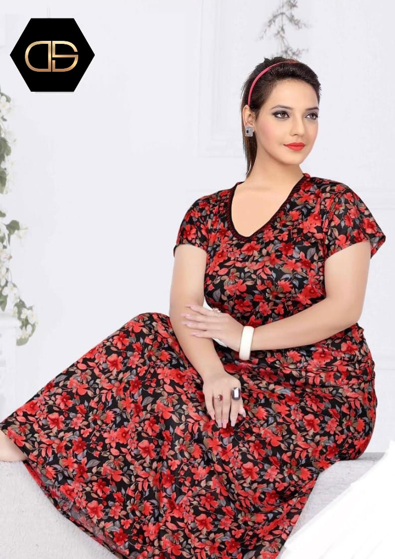 Floral Printed Gown - DWEEP SARA