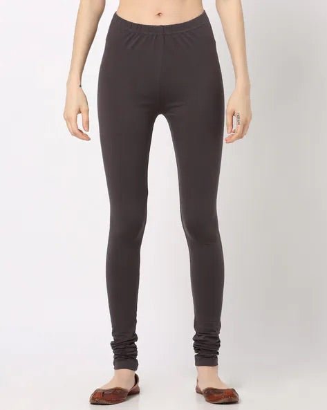 Grey Cotton Legging - DWEEP SARA