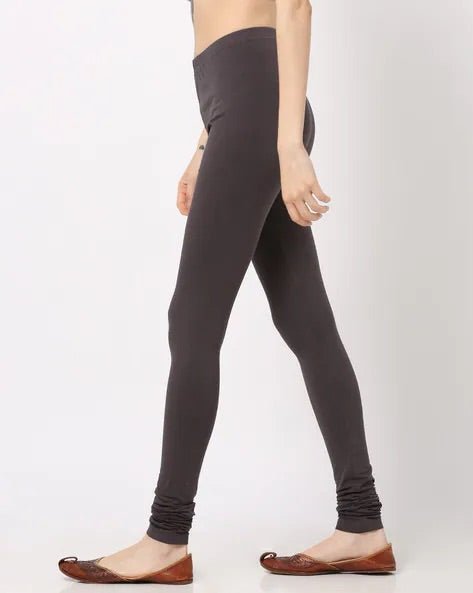 Grey Cotton Legging - DWEEP SARA