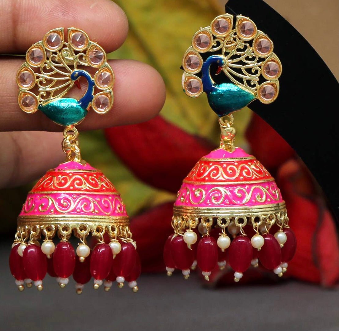 Meenakari Earring - DWEEP SARA