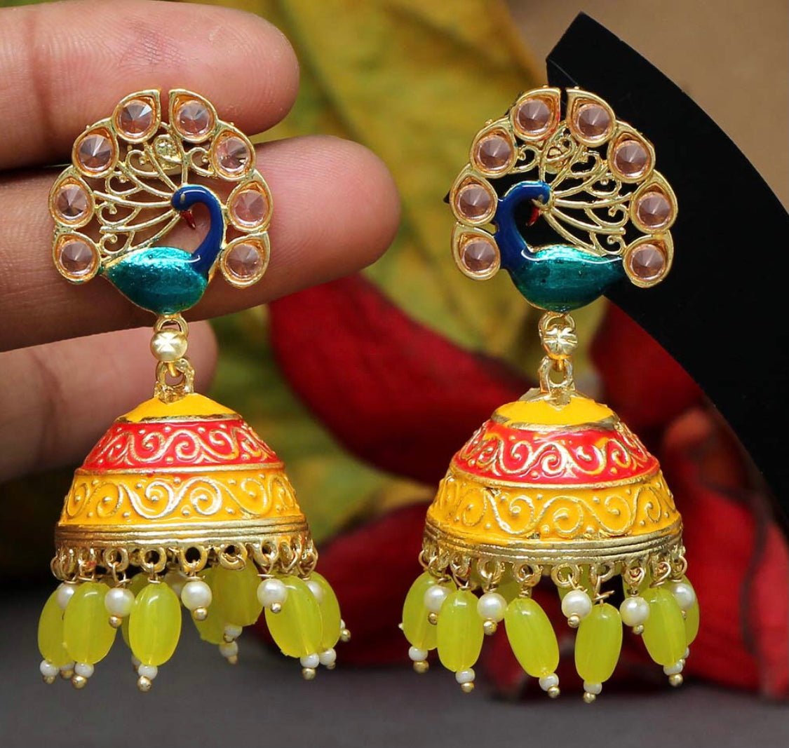 Meenakari Earring - DWEEP SARA