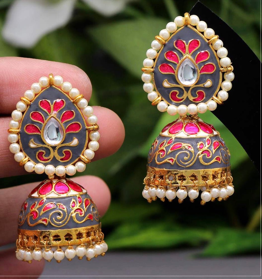 Meenakari Earring - DWEEP SARA