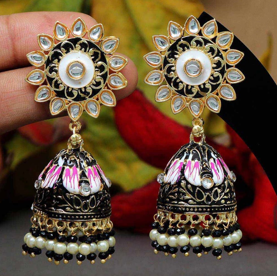 Meenakari Earrings - DWEEP SARA