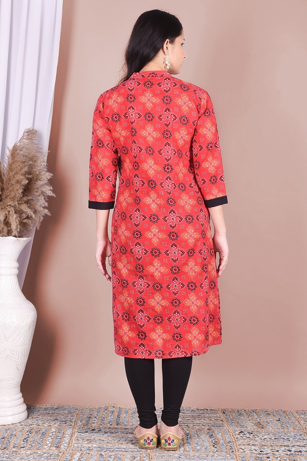 Multicolor Traditional Ethnic Motifs Print Kurta - DWEEP SARA