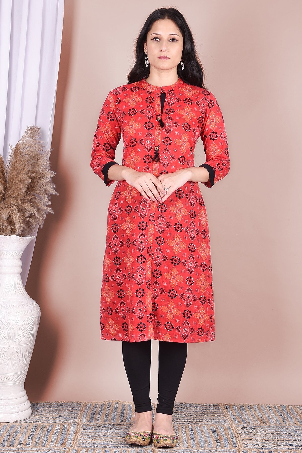 Multicolor Traditional Ethnic Motifs Print Kurta - DWEEP SARA