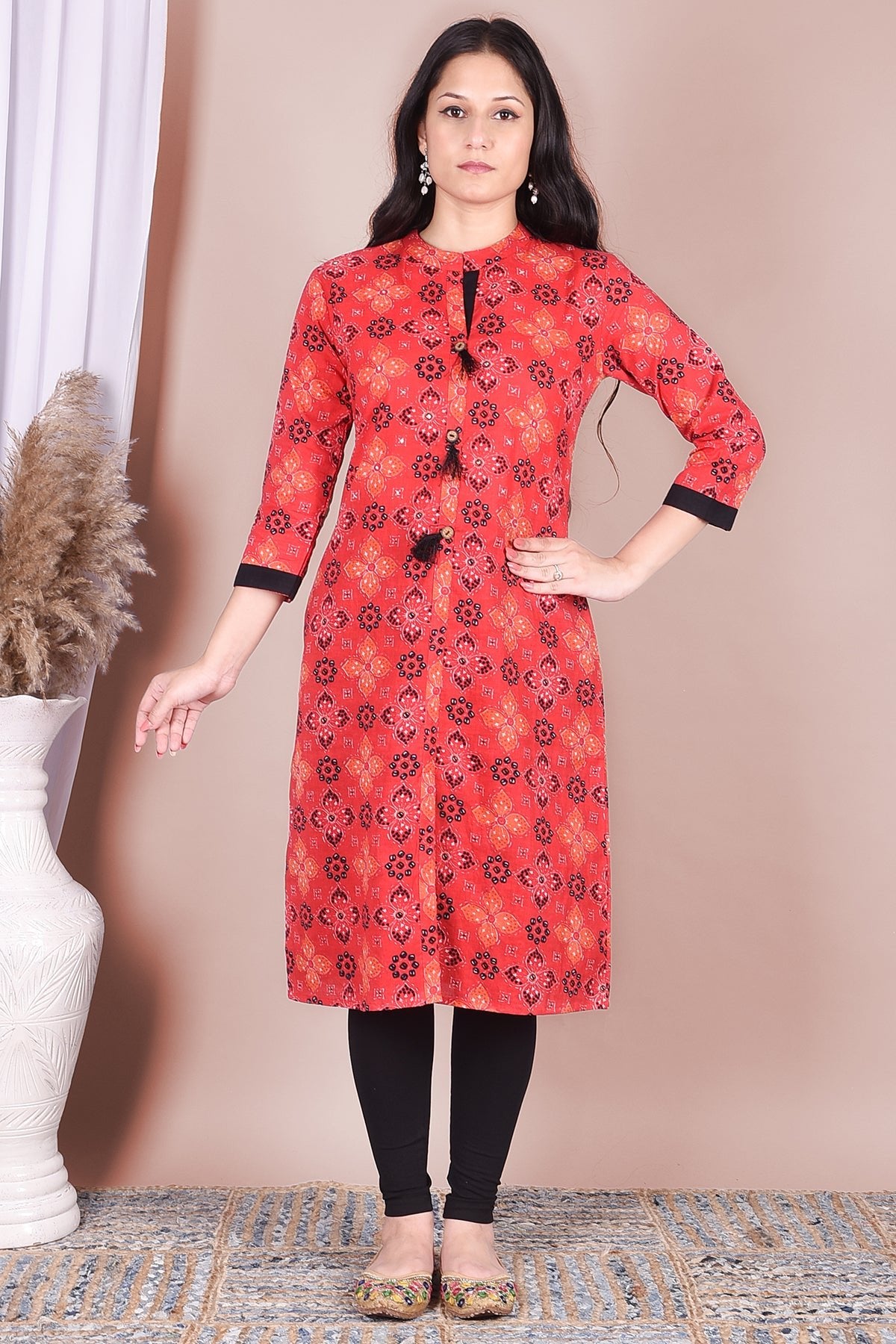 Multicolor Traditional Ethnic Motifs Print Kurta - DWEEP SARA