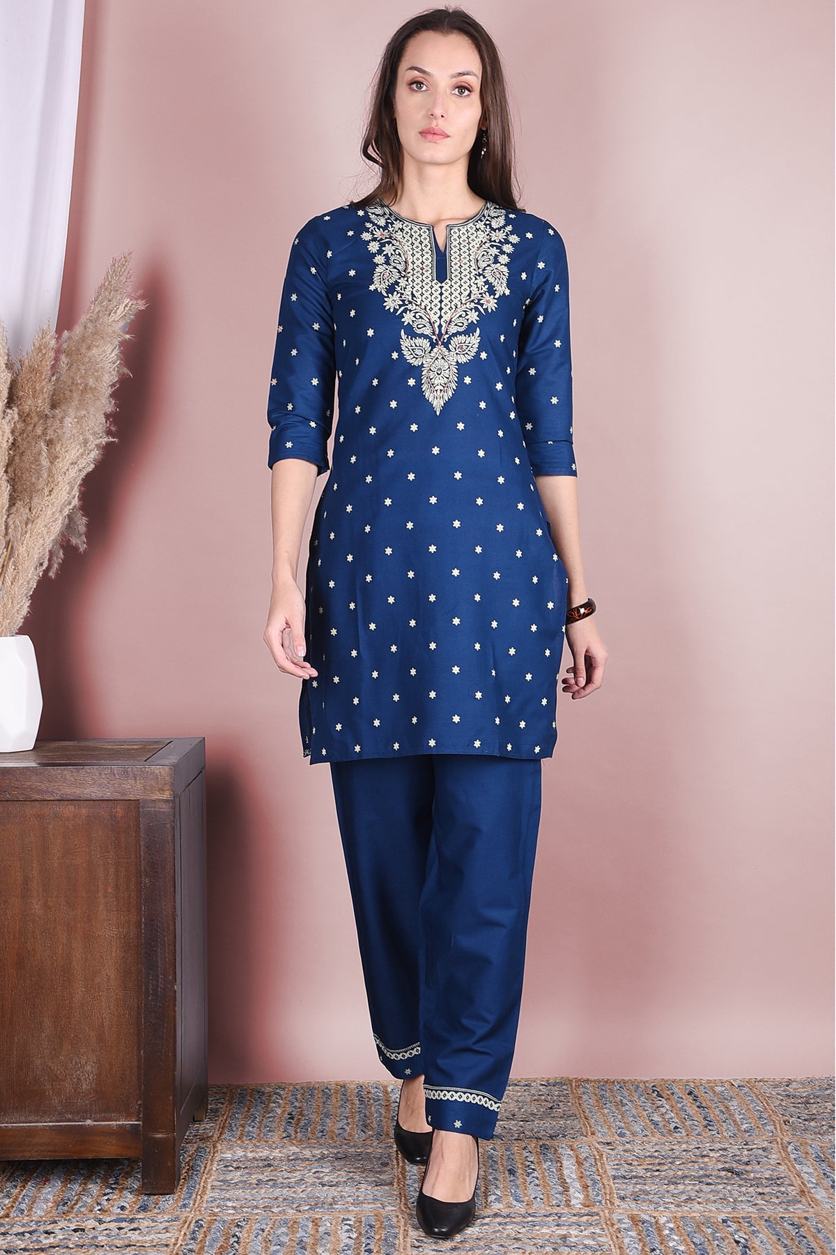 Printed Rayon Kurta & Palazzo Set - DWEEP SARA